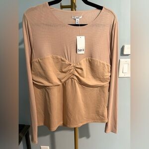 Bar III Women's‎ Beige Blouse